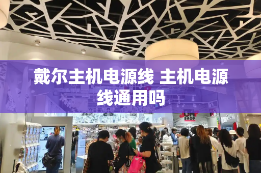 戴尔主机电源线 主机电源线通用吗