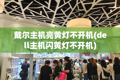 戴尔主机亮黄灯不开机(dell主机闪黄灯不开机)