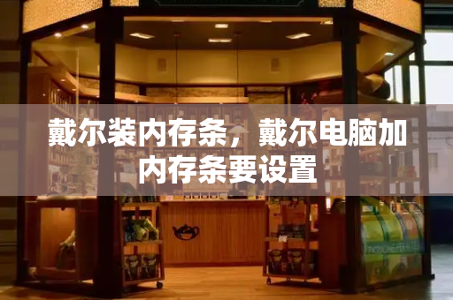 戴尔装内存条，戴尔电脑加内存条要设置-第1张图片-星选测评