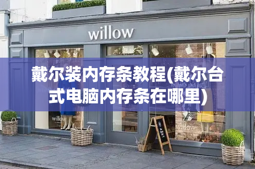 戴尔装内存条教程(戴尔台式电脑内存条在哪里)