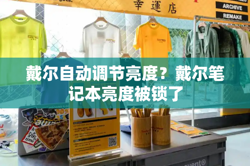 戴尔自动调节亮度？戴尔笔记本亮度被锁了-第1张图片-星选测评