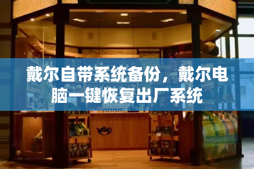 戴尔自带系统备份，戴尔电脑一键恢复出厂系统-第1张图片-星选测评