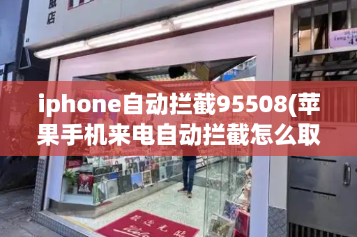iphone自动拦截95508(苹果手机来电自动拦截怎么取消)