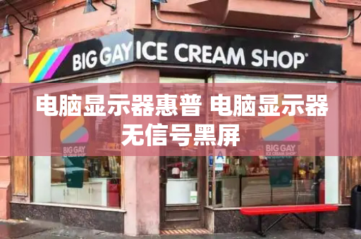 电脑显示器惠普 电脑显示器无信号黑屏