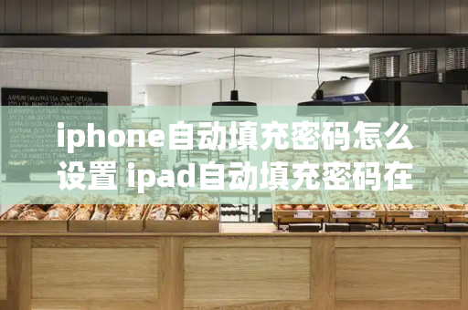 iphone自动填充密码怎么设置 ipad自动填充密码在哪里设置