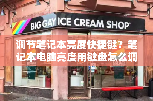 调节笔记本亮度快捷键？笔记本电脑亮度用键盘怎么调