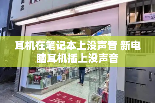 耳机在笔记本上没声音 新电脑耳机插上没声音