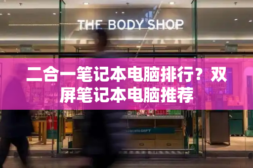 二合一笔记本电脑排行？双屏笔记本电脑推荐-第1张图片-星选测评