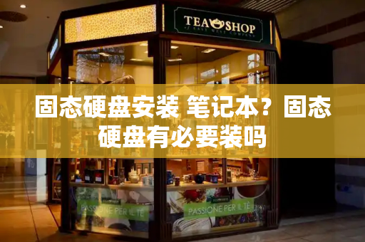 固态硬盘安装 笔记本？固态硬盘有必要装吗-第1张图片-星选测评