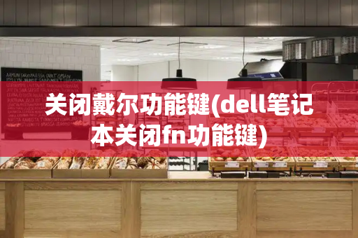 关闭戴尔功能键(dell笔记本关闭fn功能键)-第1张图片-星选测评