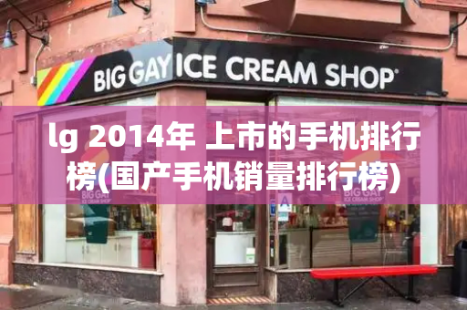 lg 2014年 上市的手机排行榜(国产手机销量排行榜)