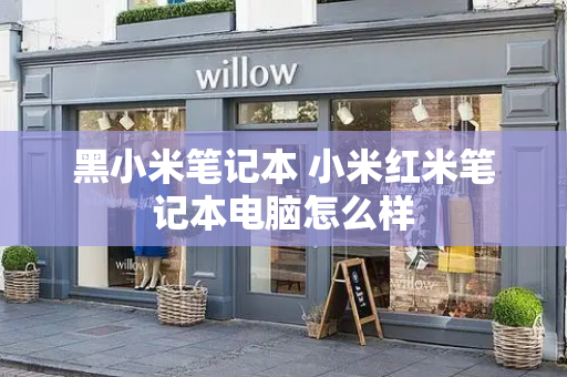 黑小米笔记本 小米红米笔记本电脑怎么样-第1张图片-星选测评