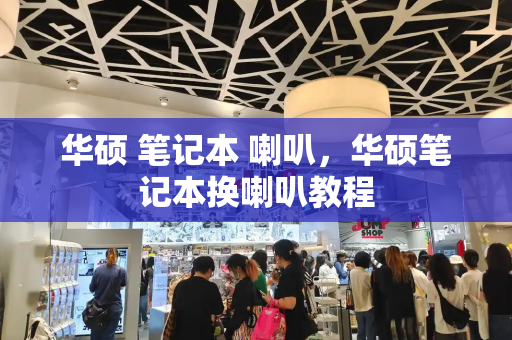 华硕 笔记本 喇叭，华硕笔记本换喇叭教程-第1张图片-星选测评