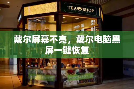 戴尔屏幕不亮，戴尔电脑黑屏一键恢复