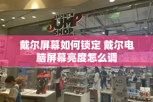 戴尔屏幕如何锁定 戴尔电脑屏幕亮度怎么调-第1张图片-星选测评