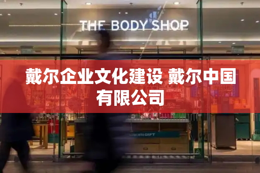 戴尔企业文化建设 戴尔中国有限公司