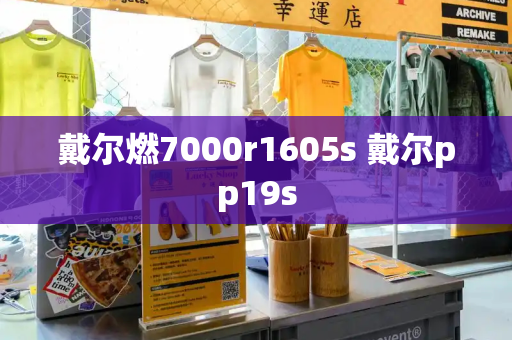 戴尔燃7000r1605s 戴尔pp19s