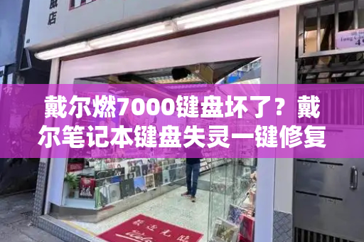 戴尔燃7000键盘坏了？戴尔笔记本键盘失灵一键修复-第1张图片-星选测评