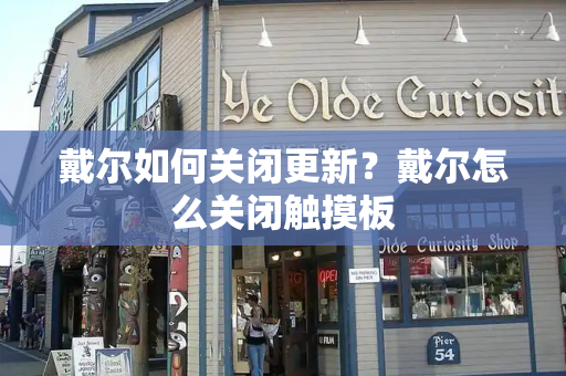 戴尔如何关闭更新？戴尔怎么关闭触摸板
