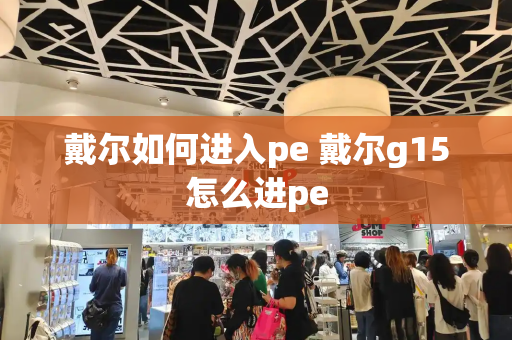 戴尔如何进入pe 戴尔g15怎么进pe-第1张图片-星选测评