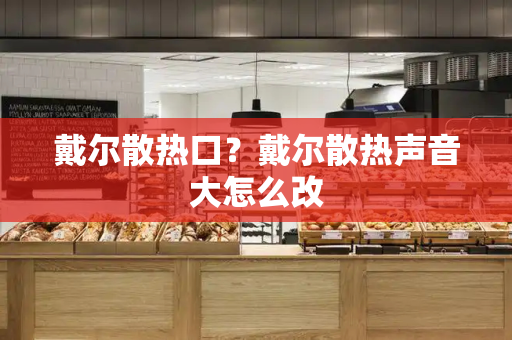 戴尔散热口？戴尔散热声音大怎么改