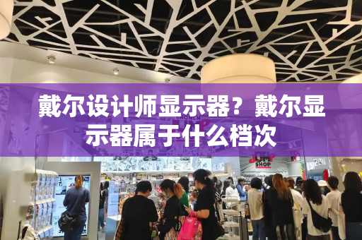 戴尔设计师显示器？戴尔显示器属于什么档次-第1张图片-星选测评