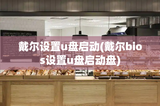 戴尔设置u盘启动(戴尔bios设置u盘启动盘)