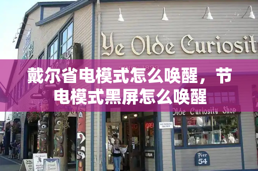 戴尔省电模式怎么唤醒，节电模式黑屏怎么唤醒