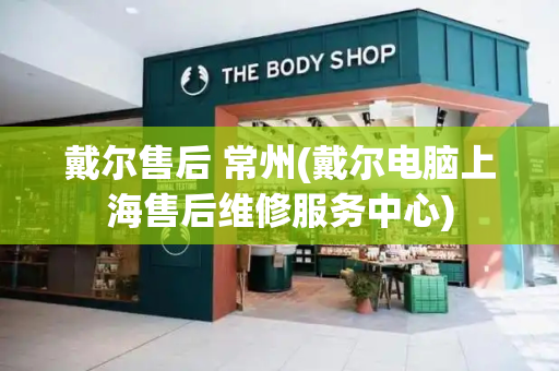 戴尔售后 常州(戴尔电脑上海售后维修服务中心)-第1张图片-星选测评