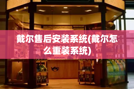 戴尔售后安装系统(戴尔怎么重装系统)-第1张图片-星选测评