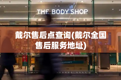 戴尔售后点查询(戴尔全国售后服务地址)