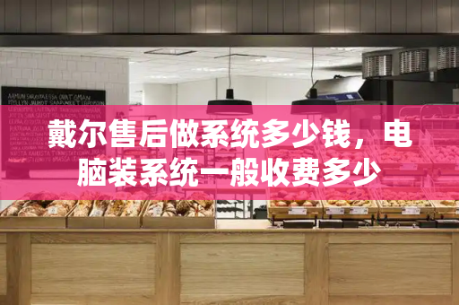 戴尔售后做系统多少钱，电脑装系统一般收费多少