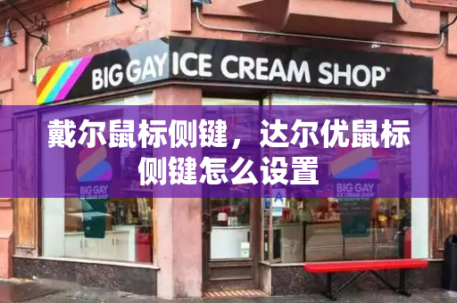 戴尔鼠标侧键，达尔优鼠标侧键怎么设置