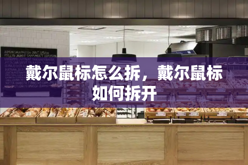戴尔鼠标怎么拆，戴尔鼠标如何拆开-第1张图片-星选测评