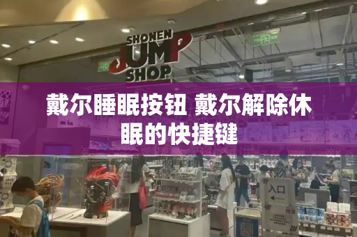 戴尔睡眠按钮 戴尔解除休眠的快捷键