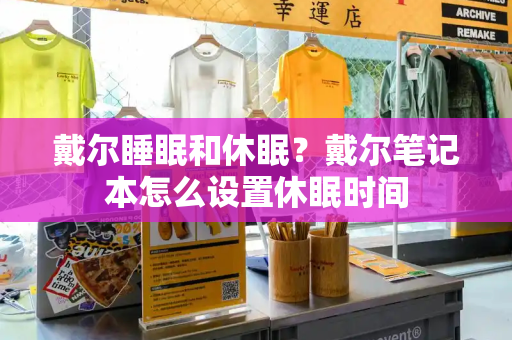 戴尔睡眠和休眠？戴尔笔记本怎么设置休眠时间-第1张图片-星选测评