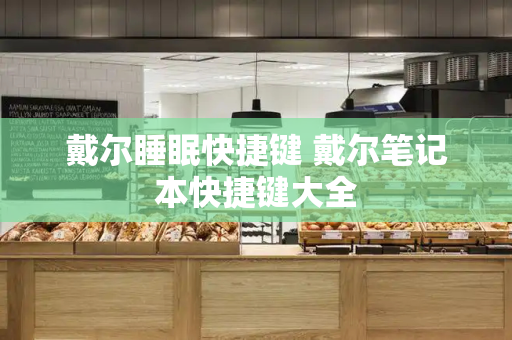 戴尔睡眠快捷键 戴尔笔记本快捷键大全