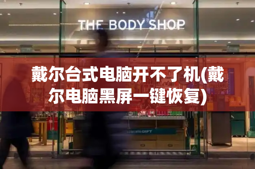 戴尔台式电脑开不了机(戴尔电脑黑屏一键恢复)-第1张图片-星选测评