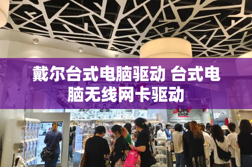 戴尔台式电脑驱动 台式电脑无线网卡驱动
