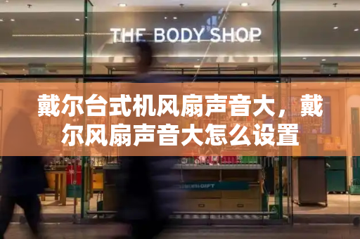 戴尔台式机风扇声音大，戴尔风扇声音大怎么设置
