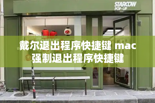 戴尔退出程序快捷键 mac强制退出程序快捷键