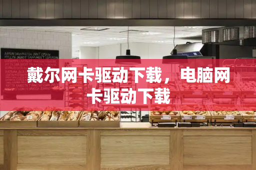 戴尔网卡驱动下载，电脑网卡驱动下载