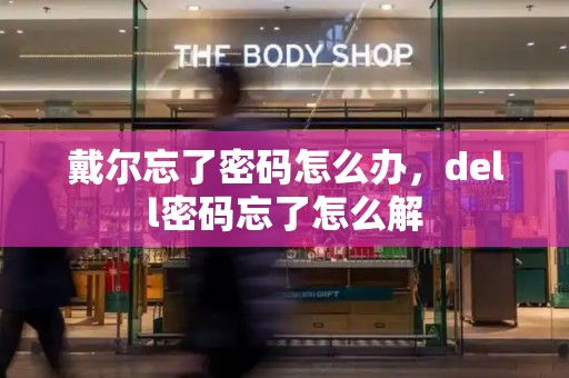 戴尔忘了密码怎么办，dell密码忘了怎么解