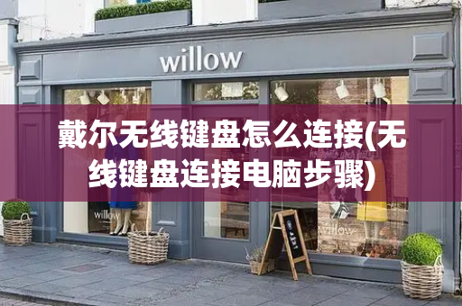 戴尔无线键盘怎么连接(无线键盘连接电脑步骤)