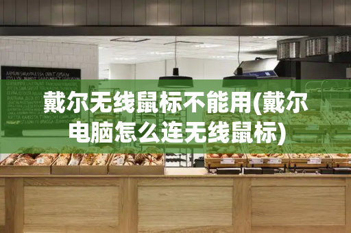 戴尔无线鼠标不能用(戴尔电脑怎么连无线鼠标)-第1张图片-星选测评