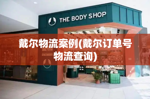 戴尔物流案例(戴尔订单号物流查询)