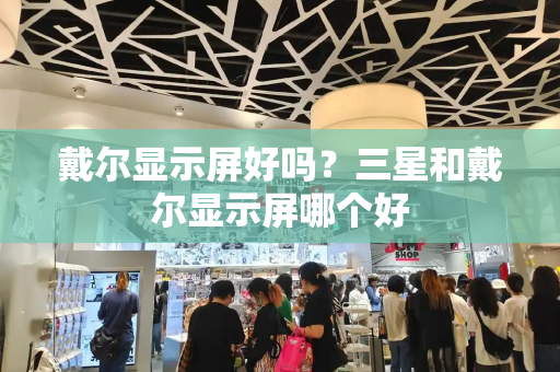 戴尔显示屏好吗？三星和戴尔显示屏哪个好