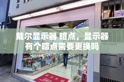 戴尔显示器 暗点，显示器有个暗点需要更换吗