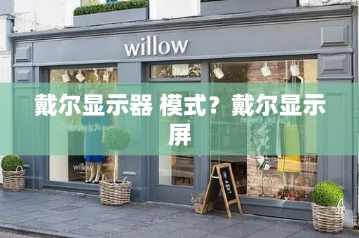 戴尔显示器 模式？戴尔显示屏