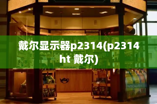 戴尔显示器p2314(p2314ht 戴尔)